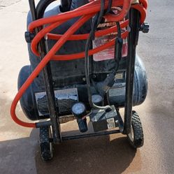 Air Compressor And 2 Nail Guns