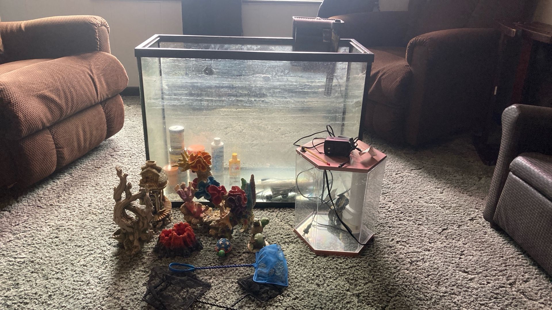 Aquarium, Set Pieces, Smaller. Fish,tank