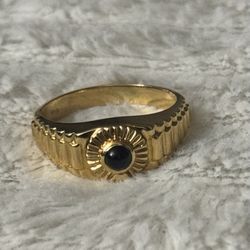 Gold Ring with Precious Gemstone