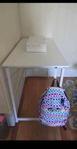 White Student Desk