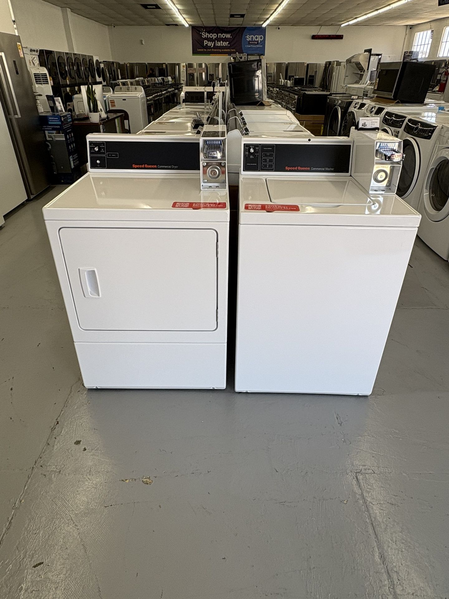 Speed Queen Commercial Coin Washer And Dryer