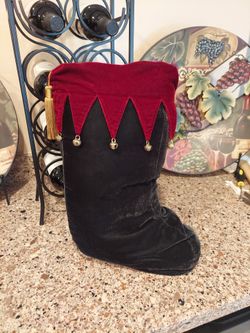 Great Condition Pair Of Jesterbells Christmas Decor 16.5 " Tall