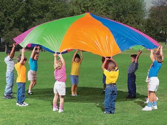 Rainbow School Parachutes - Lakeshore
