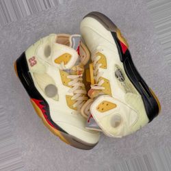 Jordan 5 Off White Sail 37