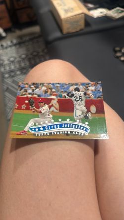 1997 Topps Stadium Club Gregg Jefferies Philadelphia Phillies baseball card