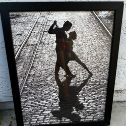 Framed Poster of Tango Dancers - 92124
