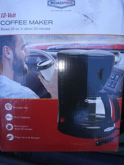 12 volt auto truck coffee maker