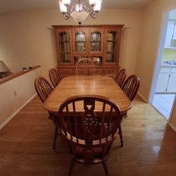 China Cabinet and Dining Room Table