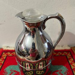 THERMO ANTIGUO DE 1950 DE STAINLESS  Y 8 PLGS