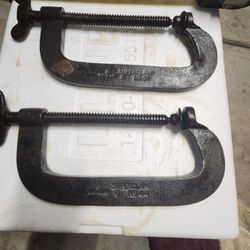 Set Of 6 Inch Clamps Vintage Superclamp