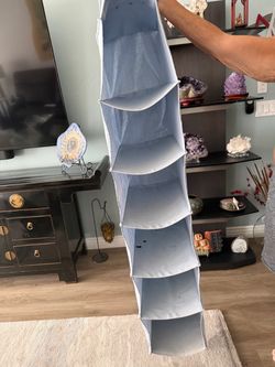 Hanging Closet Organizer with Multiple Shelves