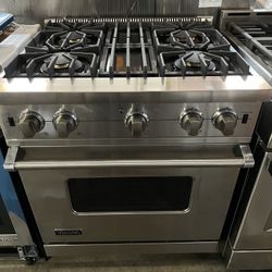 Viking Stainless Steel 30 Inch Built In Stove