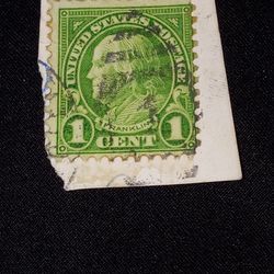 Very Very Rare 1923 One Cent Stamp 