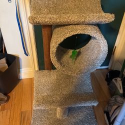 Cat Tree, Brown, 34inches tall