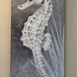 Modern/ Contemporary Seahorse Print