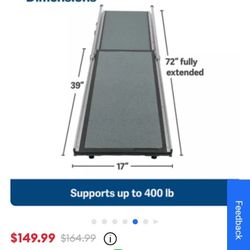 Solvit Deluxe Telescoping Dog Ramp