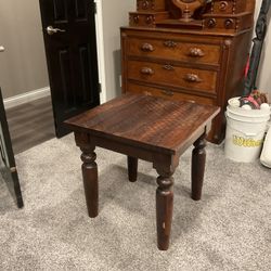 Wood End Table 