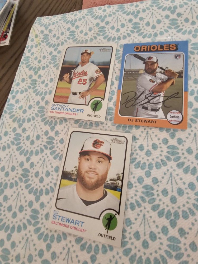 Baltimore Orioles Newer Baseball Cards Lot Of 21 Cards