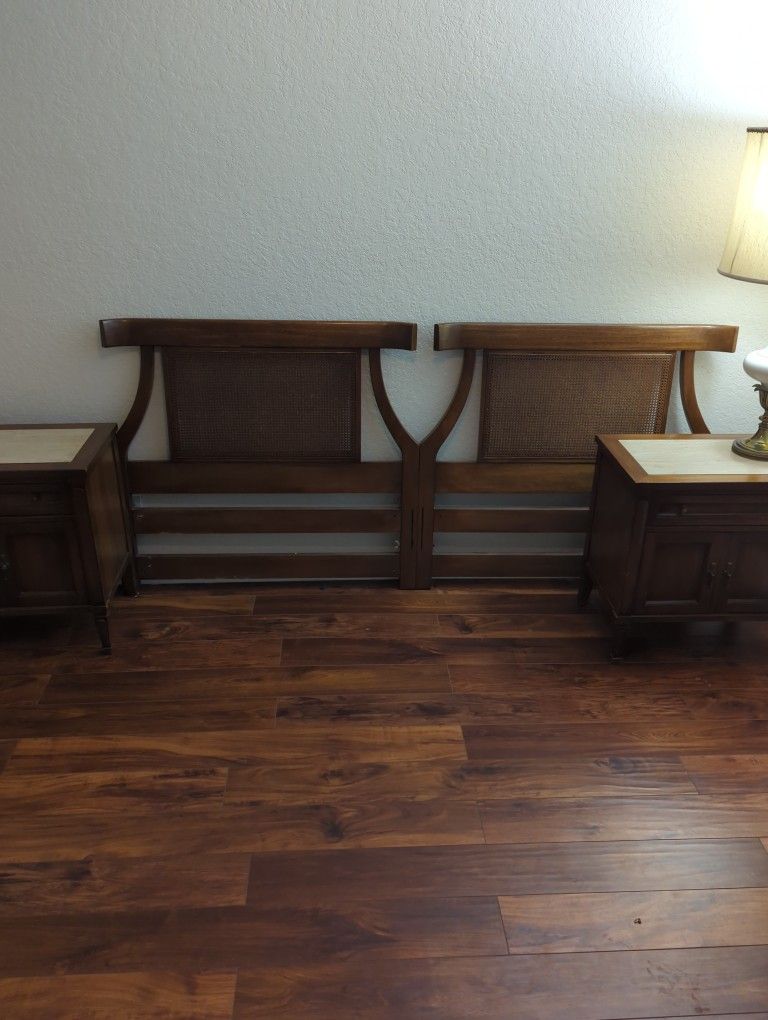Wood Headboard 1960's