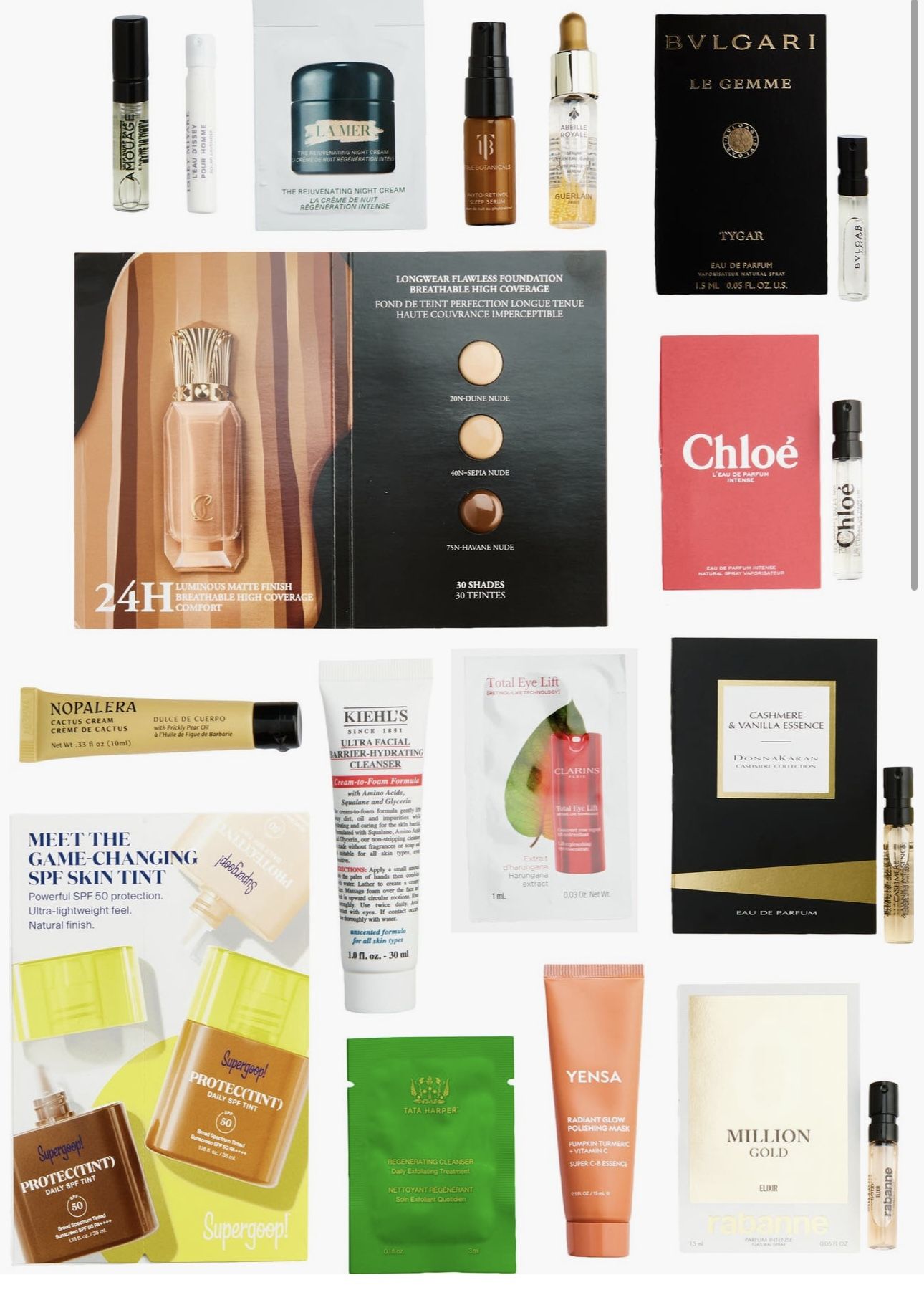 Nordstrom Beauty GWP SEPT WHATS HOT / NEW Sample Collection