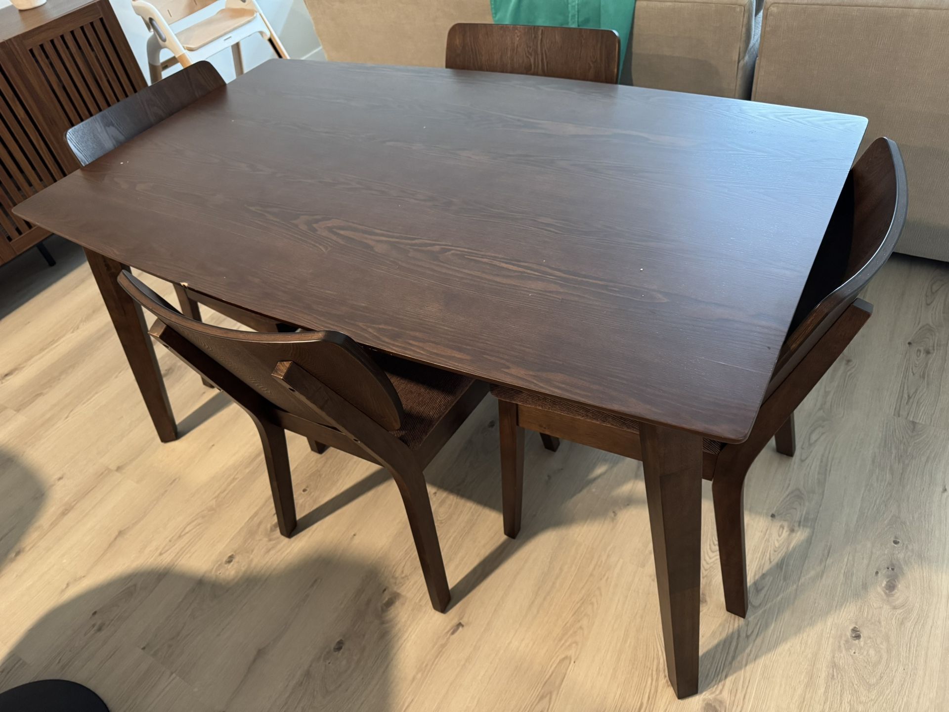 Simple Living Bernard Mid-Century 5-piece Dining Set