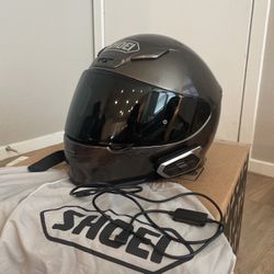 Shoei RF-1200 Helmet & Sena 50R Bluetooth