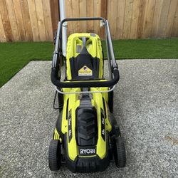Ryobi Electric Walk Behind Push Lawn Mower