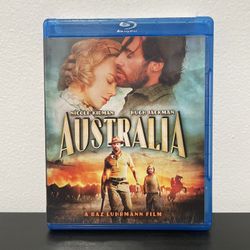 Australia Blu-Ray Movie (New, No Seal) Nicole Kidman Hugh Jackman 2008