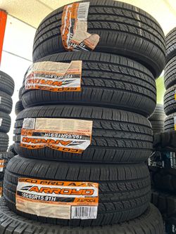 Vendo 195/65/R15 nuevas las 4 llantas Arroyo por $250