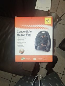 2n1 Convertible Heater/Fan (New)