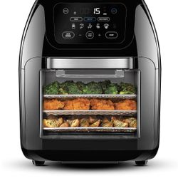 Chefman Rotisserie Air Fryer Dehydrator, Convection Oven, 8 Touch Screen Presets Fry