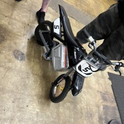 Razor MX350 Dirt Rocket Electric Motocross Motorcycle Dirt Bike, black 24V