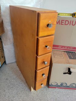 Kitchen or Garage 5 Drawer Storage Cabinet