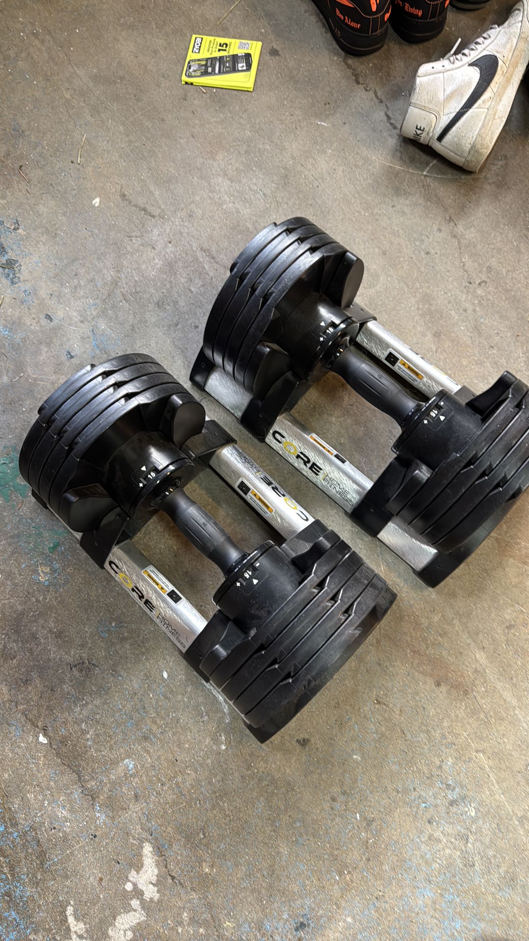Adjustable weights