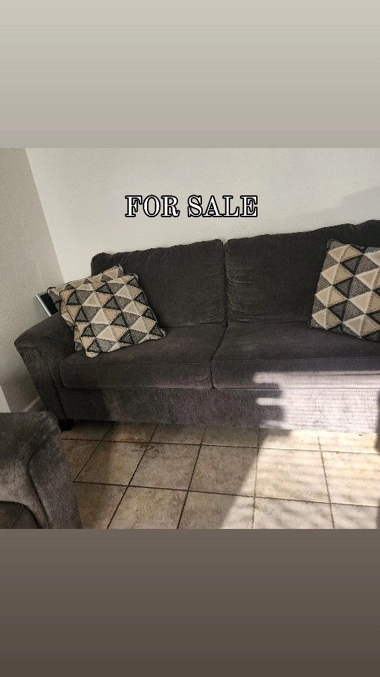 1 COUCH 1 LOVESEAT FOR SALE- ASHLEY FURNITIRE