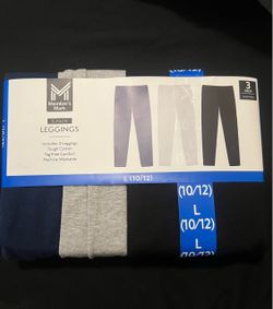 Member's Mark Girls Leggings 3-Pack Size L (10/12)