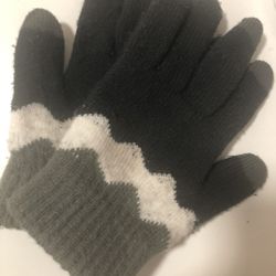 Cotton Gloves Used Black And White 