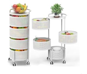 New rotating storage cart