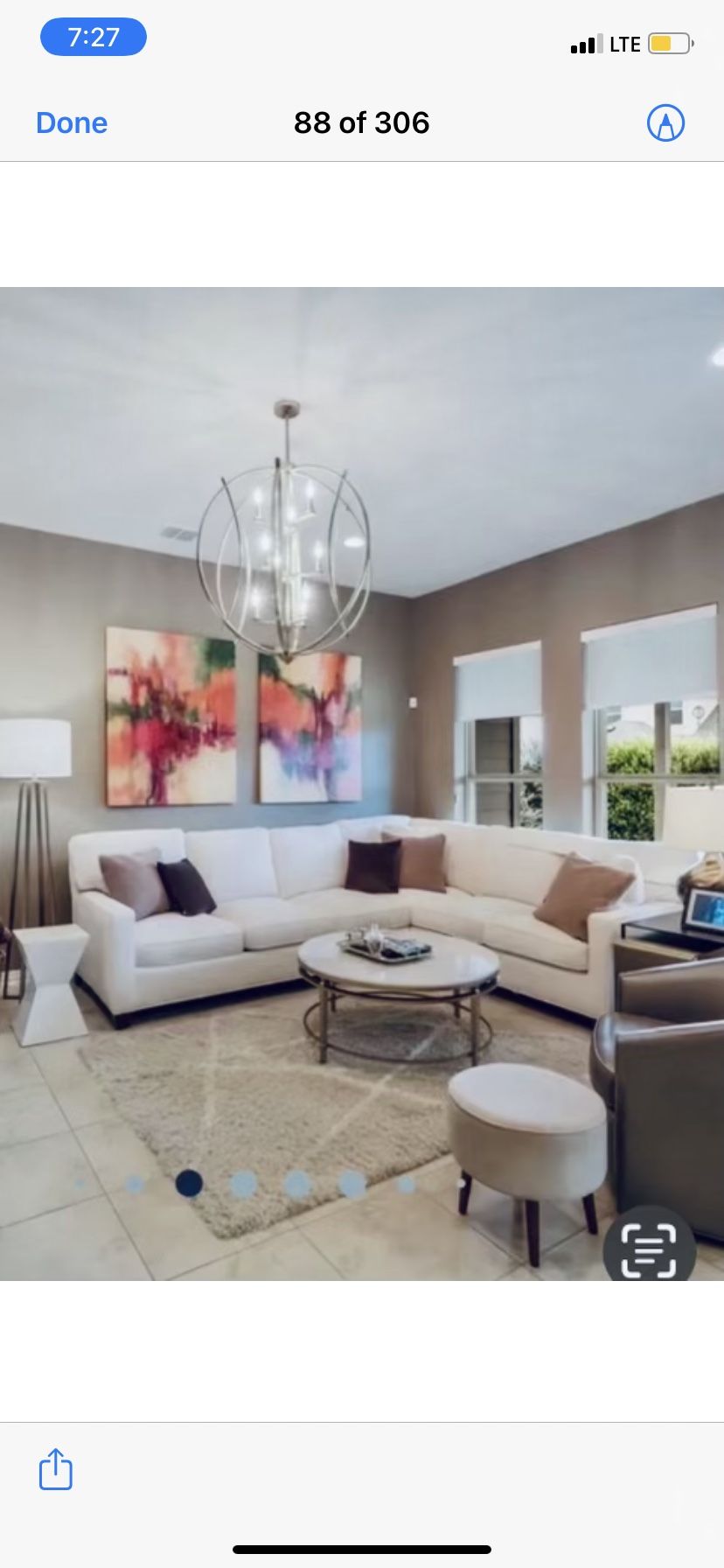 Brand New White Sectional Couch