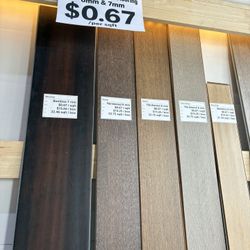 Water Resistant Bamboo and Hardwood Flooring - 7mm & 8mm‼️🔥
