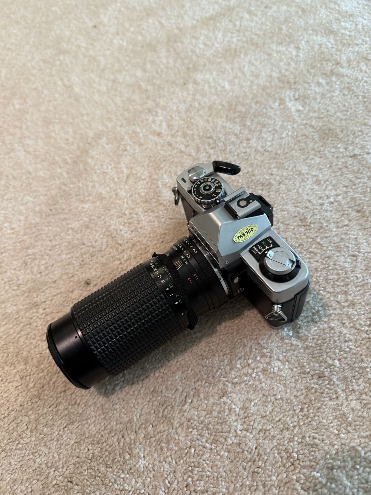 Minolta XG7 200M lens