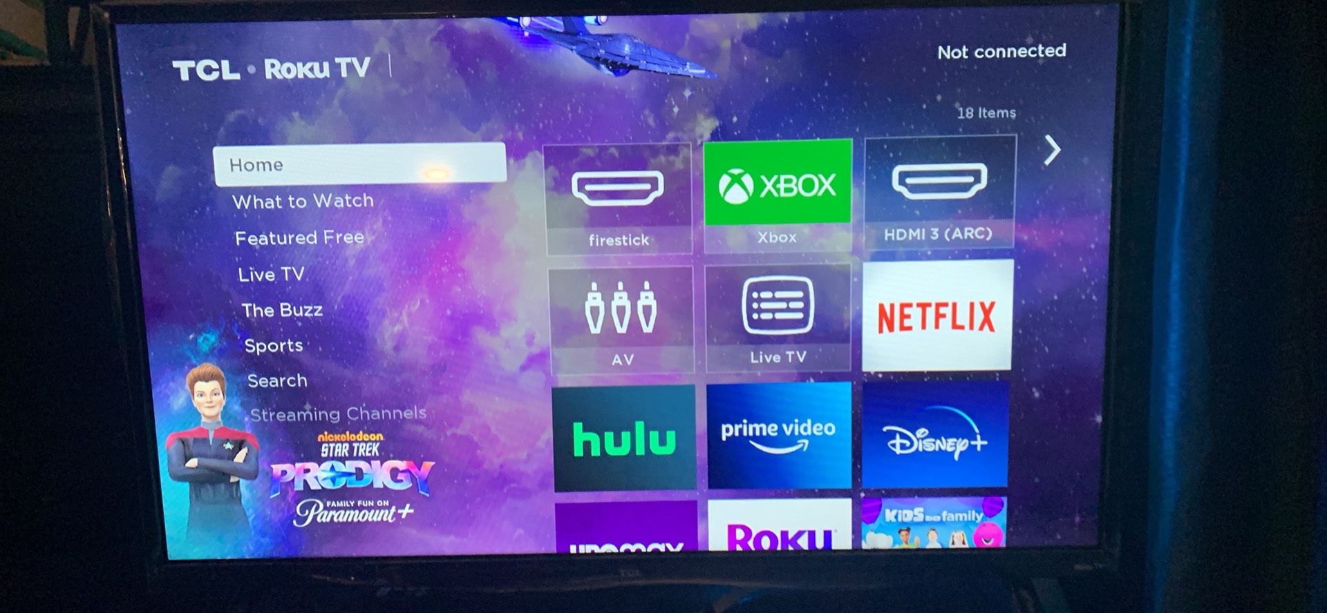 32 in TCL Roku Tv