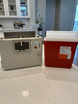 SharpSafety Wall Enclosure for In Room Sharps Container,