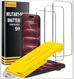 🆕 in 📦 3Pack Screen Protector for iPhone18Pro Max,Tempered Glass9H+Hardness,Military-Grade Shatterproof,Anti-Scratch,HD Clear,Case Friendly,Easy Ins