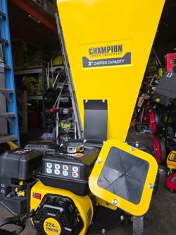 Champion gas 224cc 3-Inch Gas Wood Chipper