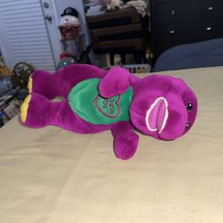 I Love You Talking Barney Plush 