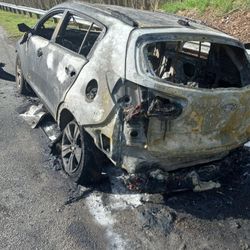 Car Burned Up