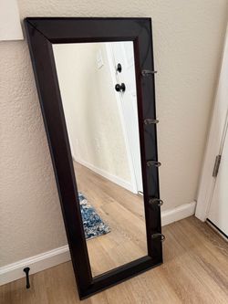 Large Dark wood Mirror