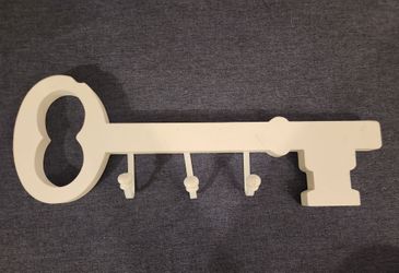 Wood Skeleton Key Rack