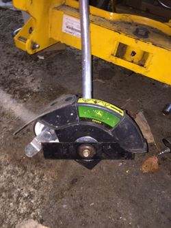 John Deere edger attachment